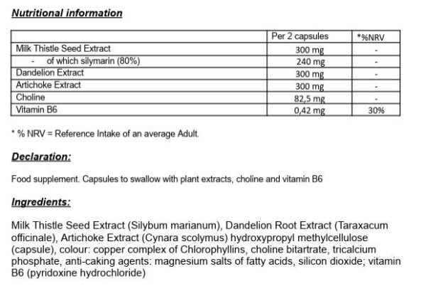LIVER D-TOX 90 CAPS WEIDER - Image 2